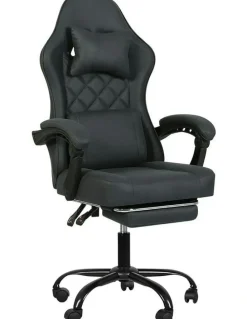 Levede High Back Ergonomic Office Reclining Computer Gaming Chair in Grey