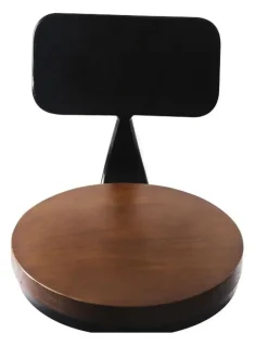 Levede Industrial Swivel Bar Stool 2x in Black