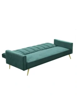 Levede 3 Seater Sofa Bed in Green