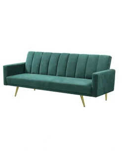 Levede 3 Seater Sofa Bed in Green