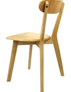 Levede Wooden Kitchen Dining Chairs x2 in Natural