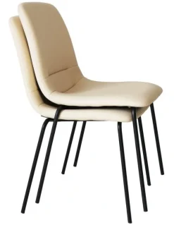 Levede 4x Dining Chairs in Beige