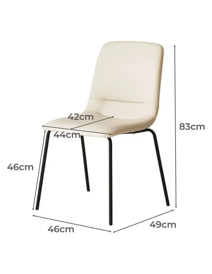 Levede 4x Dining Chairs in Beige