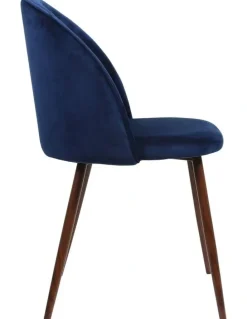 Levede 4x French Provincial Dining Chairs in Navy