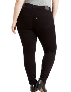 Levi's Curve Shaping 311 Skinny Jean (Curve) in Soft Black
