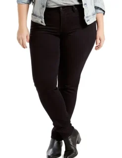 Levi's Curve Shaping 311 Skinny Jean (Curve) in Soft Black