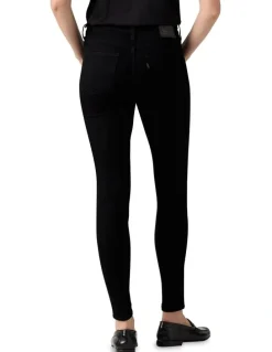 Levi's 720 High-Rise Super Skinny Jeans in Black Squared