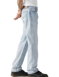 Levi's 555 Relaxed Straight Jeans in Baby Blue Essentials