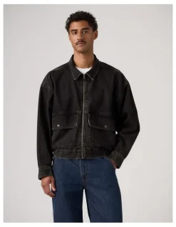 Levi's Wheeling Jacket in By the Streets Black