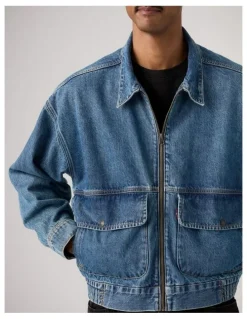Levi's Wheeling Jacket in Daytime Activities Blue