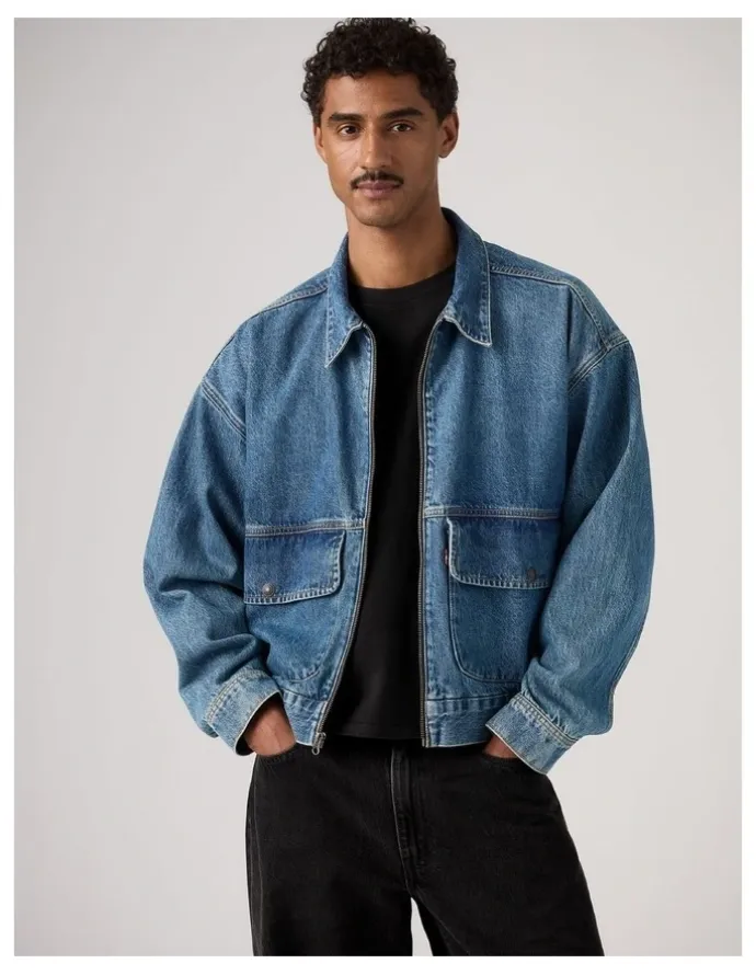 Levi's Wheeling Jacket in Daytime Activities Blue