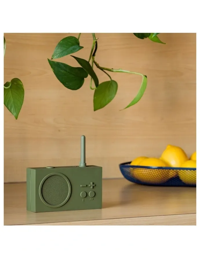 Lexon Lexon Thykho 3 Fm Radio & Bluetooth Speaker - Kakhi