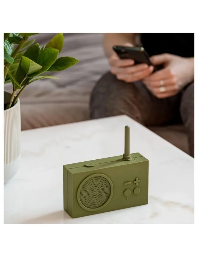 Lexon Lexon Thykho 3 Fm Radio & Bluetooth Speaker - Kakhi