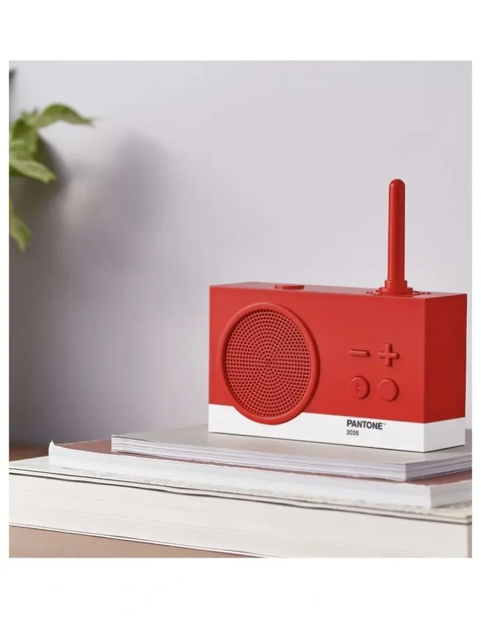 Lexon Lexon Thykho 3 Fm Radio & Bluetooth Speaker PANTONE -2035 Red