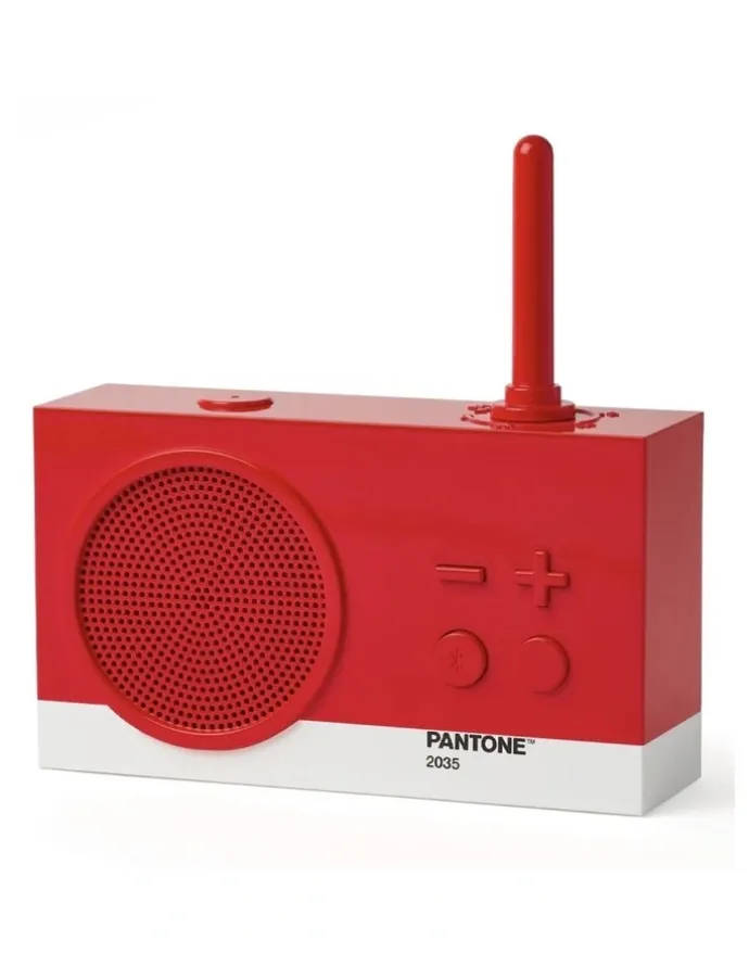 Lexon Lexon Thykho 3 Fm Radio & Bluetooth Speaker PANTONE -2035 Red