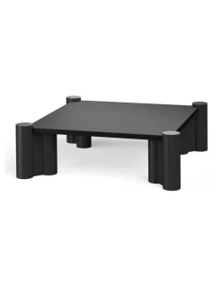 L3 Home Hart Square Concrete Coffee Table In Black