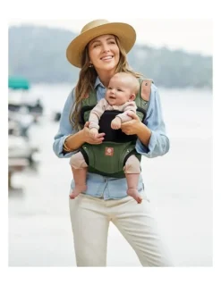 Lillebaby Babystudio LilleBaby Elevate 6-in-1 Hip Healthy Baby Newborn Adjustable Carrier Olive