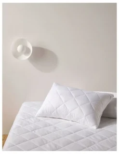 Linen House Bamboo Pillow Protector in White