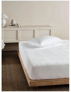 Linen House Comfy Pillow Protector Pair in White