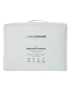Linen House Comfy Quilted Mattress Protector in White