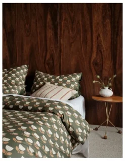Linen House Elton Cotton Cushion 48x48cm in Ginger