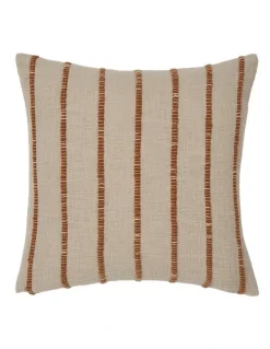Linen House Elton Cotton Cushion 48x48cm in Ginger