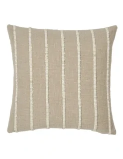 Linen House Elton Cotton Cushion 48x48cm in Natural