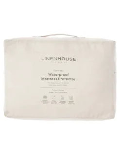 Linen House Everyday Waterproof Mattress Protector in White