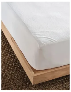 Linen House Everyday Waterproof Mattress Protector in White