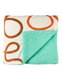 Linen House Kids Squiggle Blanket in Multi