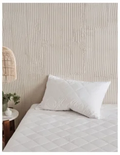 Linen House Kind Cotton Pillow Protector in White