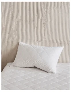 Linen House Kind Cotton Pillow Protector in White