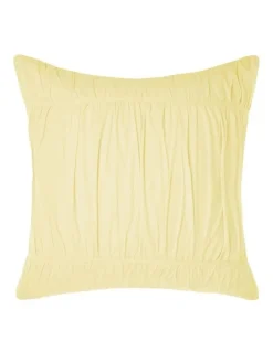 Linen House Layla Quilt Cover Set in Lemon