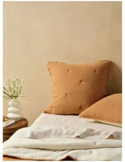 Linen House Somerset Coverlet in Cinnamon