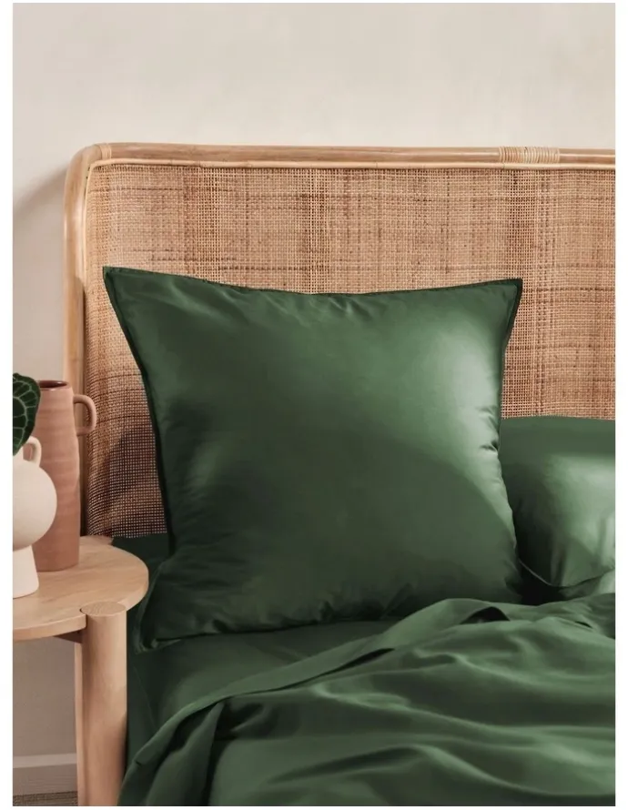 Linen House 400TC Bamboo Cotton Nara Quilt Cover Set in Forest