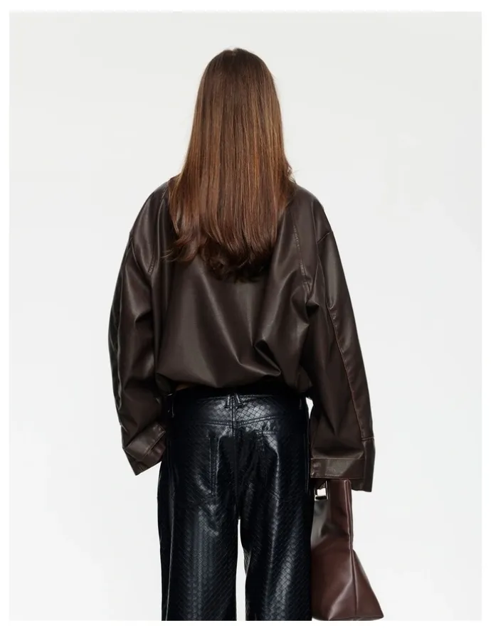 Lioness Shoreline Funnel Jacket in Brown
