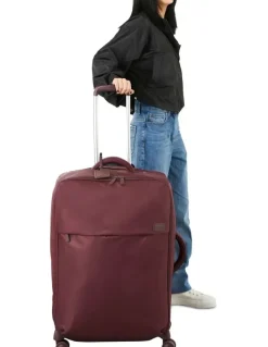 Lipault Plume Long Trip Suitcase 70cm in Red