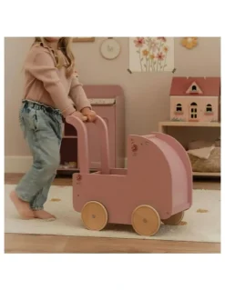 Little Dutch Roleplay Wooden Doll Pram