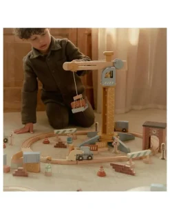 Little Dutch Rollplay Crane Set Train Track