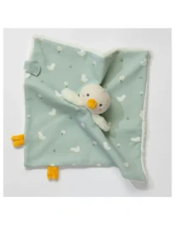 Living Textiles Goosey Security Blanket in Sage