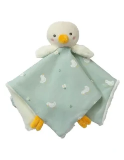 Living Textiles Goosey Security Blanket in Sage