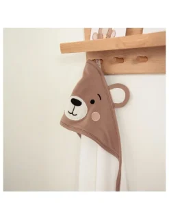 Living Textiles Hooded Towel in Multi