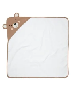 Living Textiles Hooded Towel in Multi