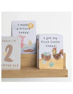 Living Textiles Milestone Cards in Assorted