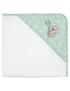 Living Textiles Organic Hooded Towel in Multi