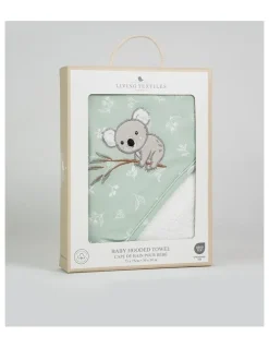 Living Textiles Organic Hooded Towel in Multi