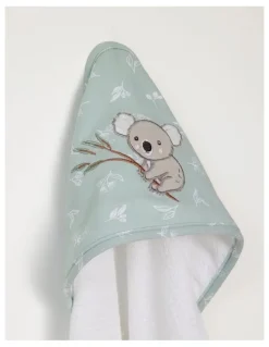 Living Textiles Organic Hooded Towel in Multi