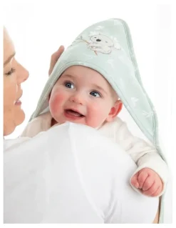 Living Textiles Organic Hooded Towel in Multi