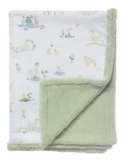 Living Textiles Sherpa Blanket - Goosey Goosey