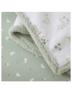 Living Textiles Sherpa Blanket - Goosey Goosey